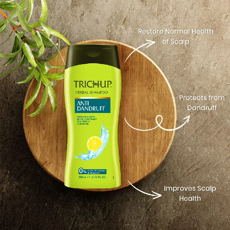 Trichup Anti- Dandruff Herbal Shampoo, 200 ml-2.webp